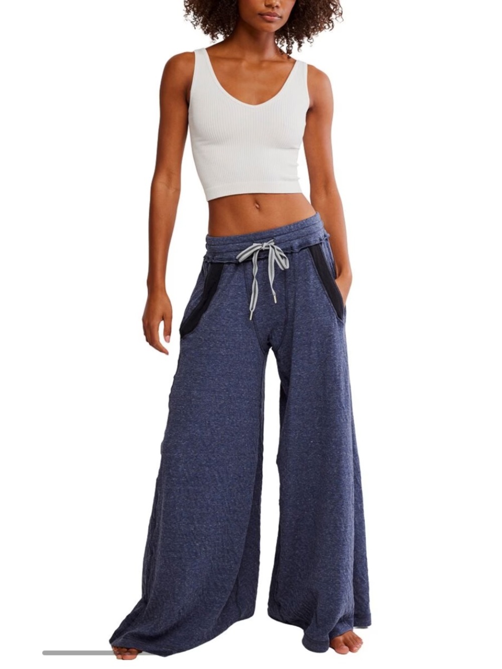 Free People Wait A Minute Wide Leg Pant
